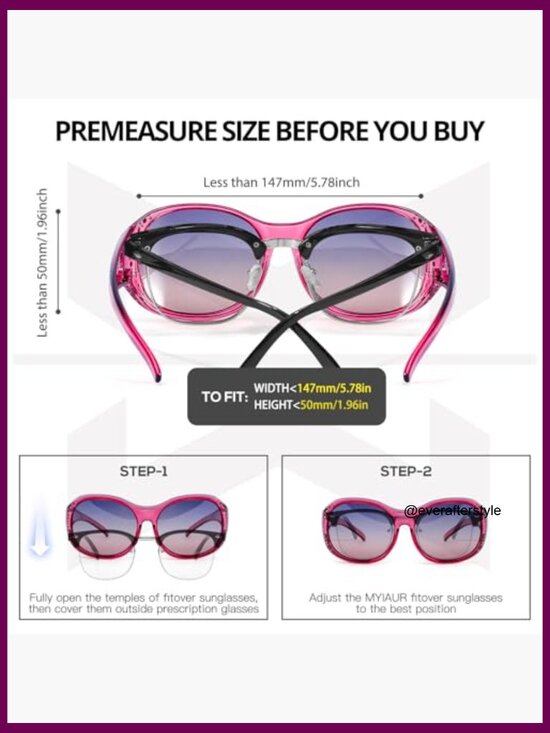 Polarized Fit Over Glasses Sunglasses with UV400 Protection main image 7